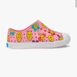 Native Shoes Jefferson Sugarlite Print Kids Pink Water Shoes Sneakers Sz J3 NWT